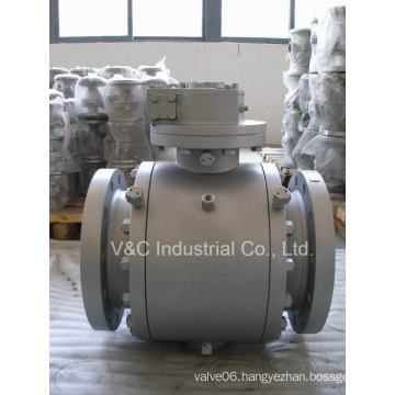 API Trunnion Flange Ball Valve with Epoxy Resin Painting